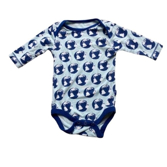 Kickee Pants Spring Sky Environmental Protection Bodysuit Size 0-3 Months - Picture 1 of 3